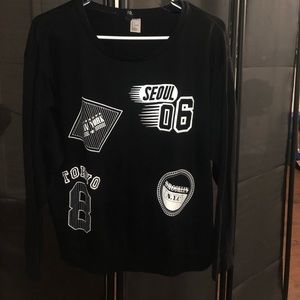 H&M black long sleeve